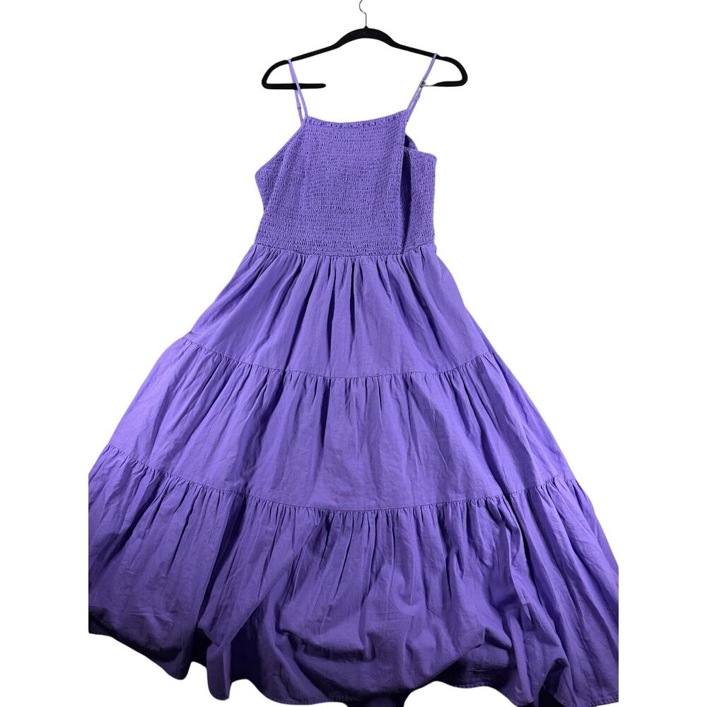 Universal Thread Women's Purple Sleeveless Linen Midi Sundress - Size XXL - NWT